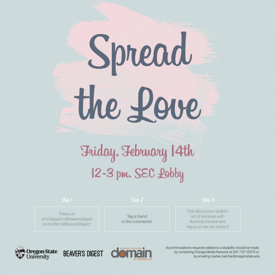 Spread The Love Event Poster