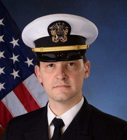 Pictured is Lieutenant Andrew Rumments of Oregon State University’s Naval ROTC Program.