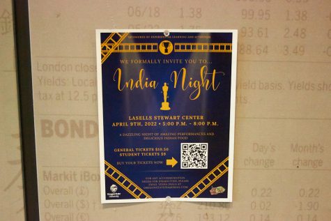 Flyer of India Night event