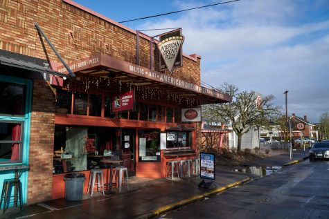 The outside of American Dream Pizza on Monroe Avenue. 