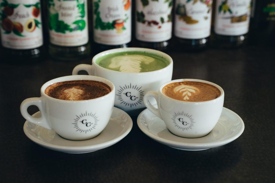 A+matcha+latte%2C+regular+latte+and+Vanolius+latte+at+Coffee+Culture+on+Kings+in+Corvallis%2C+Ore.+on+Jan+23.