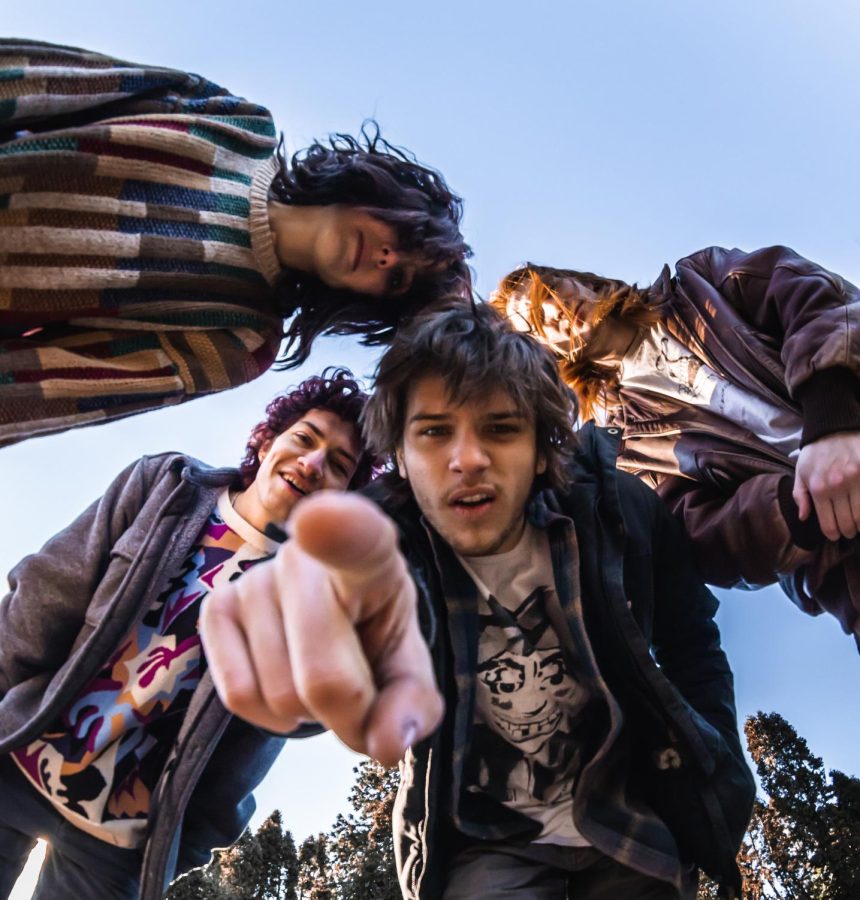 The Eugene band, Common Koi, poses for portraits in their neighborhood in Eugene on
Jan 29. They won best local band for Best of Beaver Nation and their most recent release, their
album Pond, can be found on spotify.