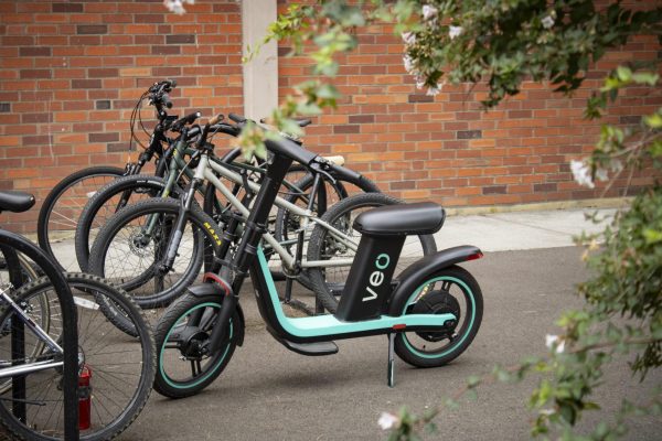 VEO bikes outside of McNary Hall at Oregon State University on Oct. 6th.