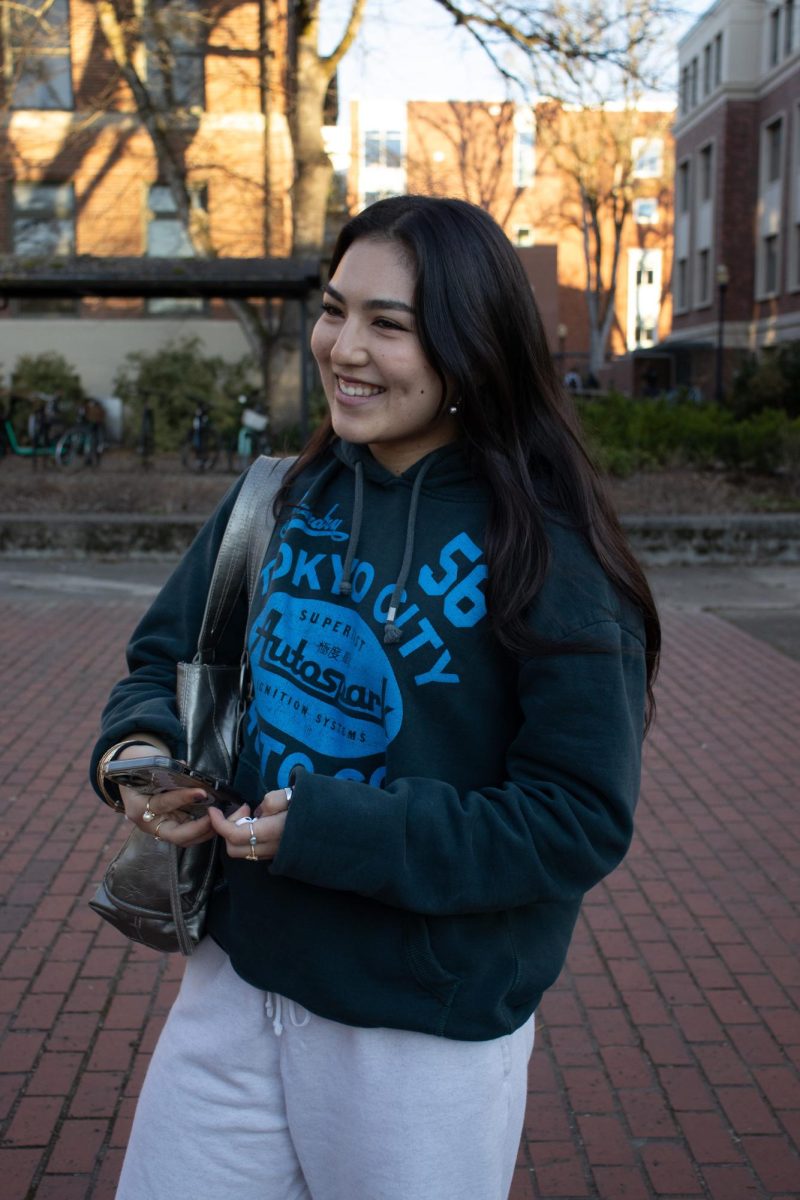 Ella Lincoln, a second-year Psychology Major, shares her thoughts on the new TV show Heated Rivalry in the Student Experience Center. If she could describe the show in one word, it would be eye-opening.