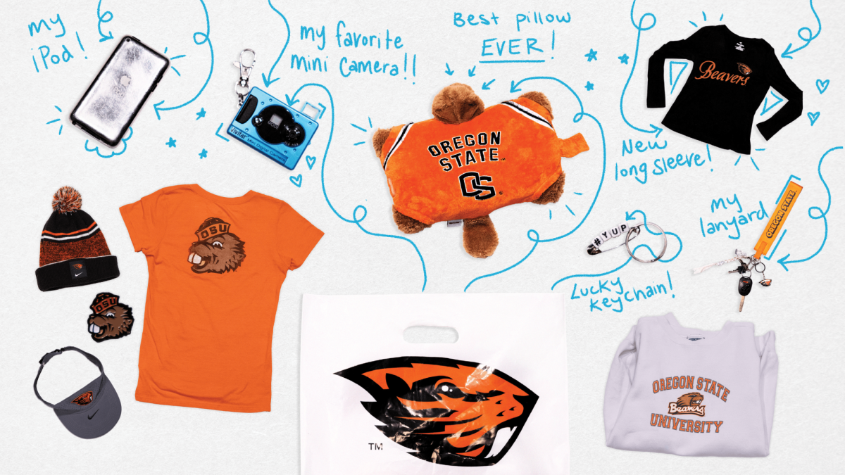 Collage of Beaver merchandise